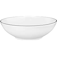 Seltmann Weiden 001.741634 Lido Black Line - Cuenco redondo (23 cm de diámetro- porcelana)